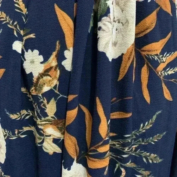 Korean Style summer beach Maxi  Dress in Navy - Picture 4 of 6